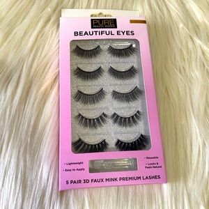 5 Pair 3D Faux Mink Lashes